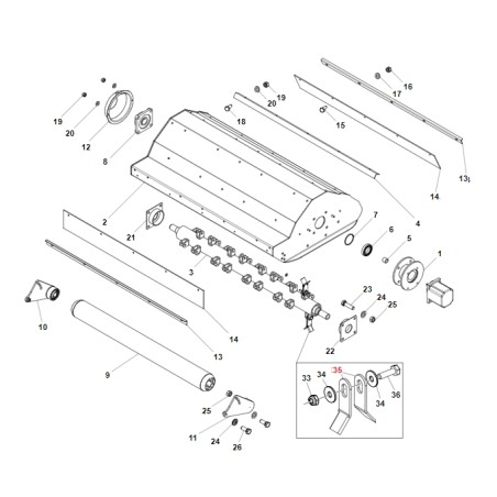 Couteau Y modèles TURBO6 ORIGINAL GIANNI FERRARI 65.05.01.0068 | Newgardenstore.eu