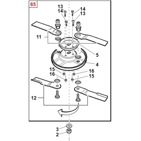 Left flat disk PG models ORIGINAL GIANNI FERRARI BFB 95139101000 | Newgardenstore.eu