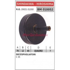 Campana Embrague Desbrozadora SHINDAIWA C35 010052 | Newgardenstore.eu