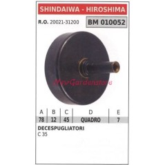 Kupplungsglocke SHINDAIWA Freischneider C35 010052 | Newgardenstore.eu