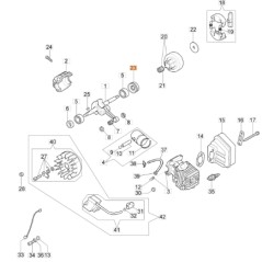 Joint d'étanchéité radial ORIGINAL EMAK modèle 925 50160103R | Newgardenstore.eu