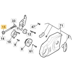 Ingranaggio motosega modelli C24Li C1648Li ORIGINALE STIGA 118803297/0 | Newgardenstore.eu