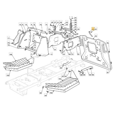 Rasentraktor mit Federantrieb Modelle C92G ORIGINAL STIGA 125430276/0 | Newgardenstore.eu