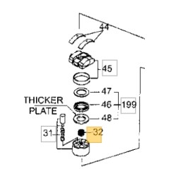 Getriebepumpenfeder für Rasentraktor Modelle 1228H ORIGINAL STIGA 1139-1245-01