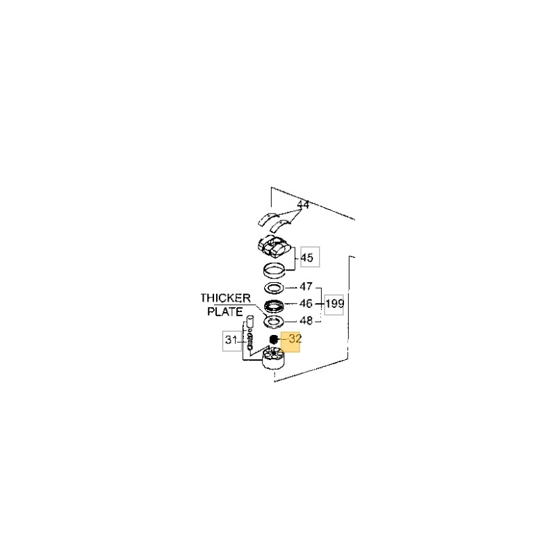 Molla pompa trasmissione trattorino modelli 1228H ORIGINALE STIGA 1139-1245-01