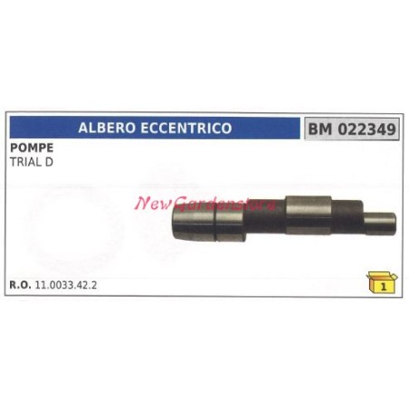 Eje excéntrico Bomba UNIVERSAL Bertolini TRIAL D 022349 | Newgardenstore.eu