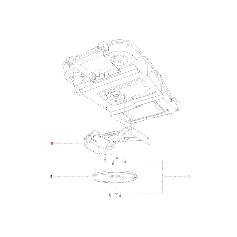 ORIGINAL BLUEBIRD robotic lawnmower blade guard NAVIMOW AB12.01.00.0190