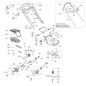 Rasenmäher Riemenscheibe Modelle G44TB G44TK ORIGINAL EMAK 66071084R