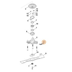 Cortacésped de muelle de tracción modelos RM756.0YC ORIGINAL STIHL 63781627900