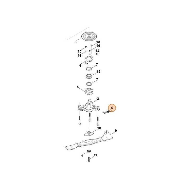 Cortacésped de muelle de tracción modelos RM756.0YC ORIGINAL STIHL 63781627900