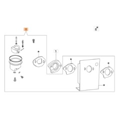 Rasenmäher Reparatursatz für G44PK Modelle ORIGINAL EMAK L66150211