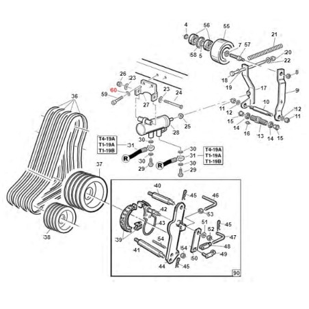 Lavadora SCHNORR tractor modelos TURBO1 ORIGINAL GIANNI FERRARI 00.68.12.0010 | Newgardenstore.eu