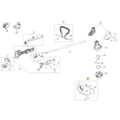 Kit protezione decespugliatore modelli BCi30 ORIGINALE EMAK 54040076