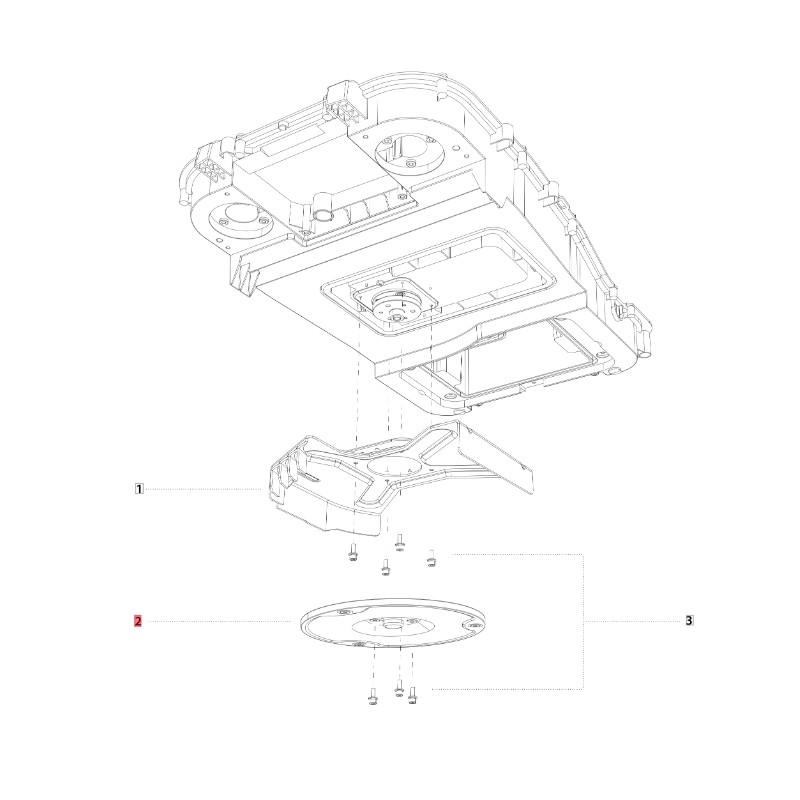 ORIGINAL BLUEBIRD robot cortacésped cuchilla placa NAVIMOW AB12.01.00.0191