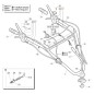 Mulcher control lever models WB65HR11 ORIGINAL EMAK 68240055R