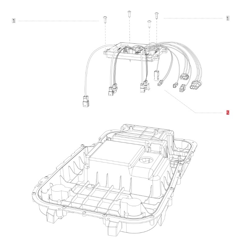 Scheda controllo trazione ORIGINALE BLUEBIRD robot tagliaerba AB12.01.00.0200