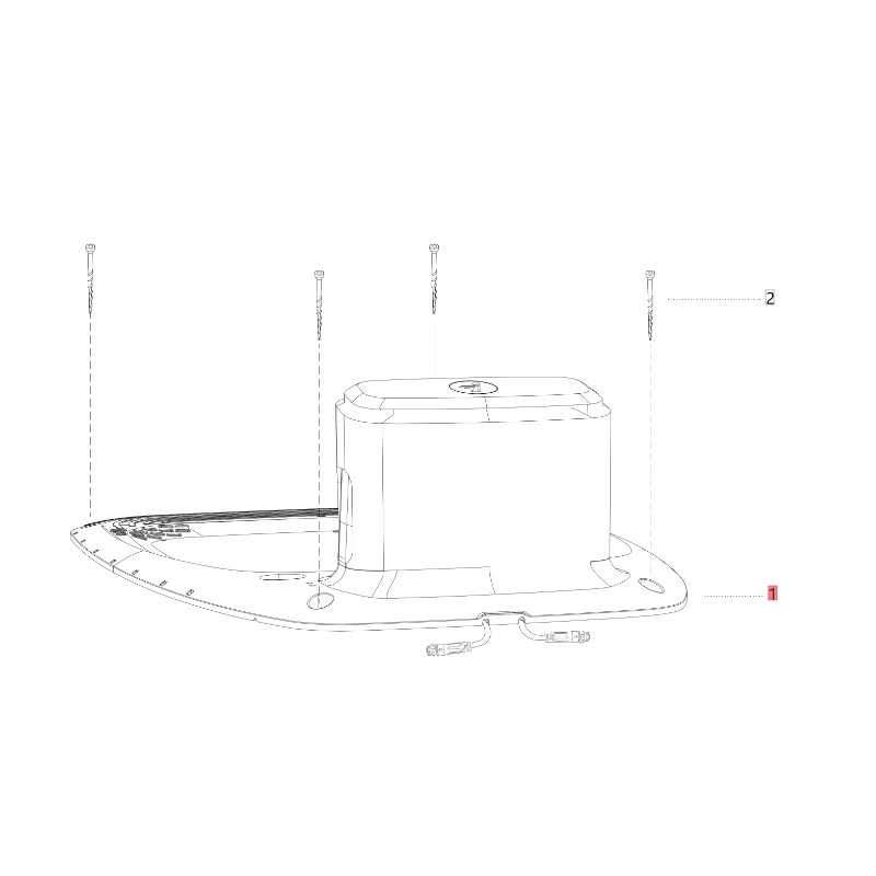 Base stazione ricarica ORIGINALE BLUEBIRD robot rasaerba NAVIMOW AB12.01.00.0192