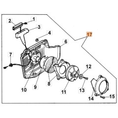 Avviamento troncatore modelli 999TTA ORIGINALE EMAK 099900336AR | Newgardenstore.eu