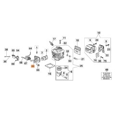 Carburador ORIGINAL EMAK modelos 980TTA 983TTA 098000493