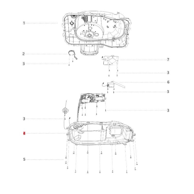 Planche de tondeuse robot ORIGINAL BLUEBIRD NAVIMOW AB12.01.00.0246