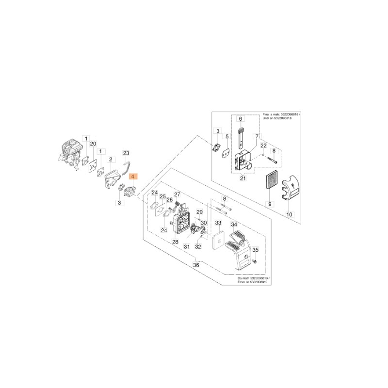 Vergaser WT-936D Gebläse Modelle BV270 ORIGINAL EMAK 2318816BR