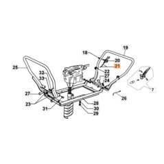 Cable del acelerador MTL85R ORIGINAL EMAK modelos 53030019 | Newgardenstore.eu