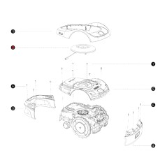 Luce ambientale I108E ORIGNALE BLUEBIRD robot tagliaerba NAVIMOW AB12.02.00.0101 | Newgardenstore.eu