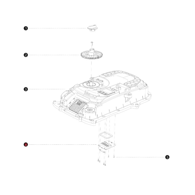 Display board i108E ORIGINAL BLUEBIRD robotic mower NAVIMOW AB12.02.00.0109