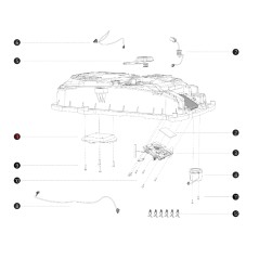 GNSS-Antennenmodul I108E ORIGINAL BLUEBIRD Roboter-Rasenmäher AB12.02.00.0115