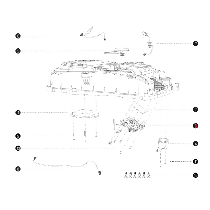 Card i108E ORIGINAL BLUEBIRD robotic mower NAVIMOW AB12.02.00.0110