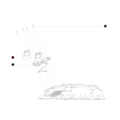 ORIGINAL BLUEBIRD robot cortacésped visionfence sensor tapa I108E AB12.02.00.0114