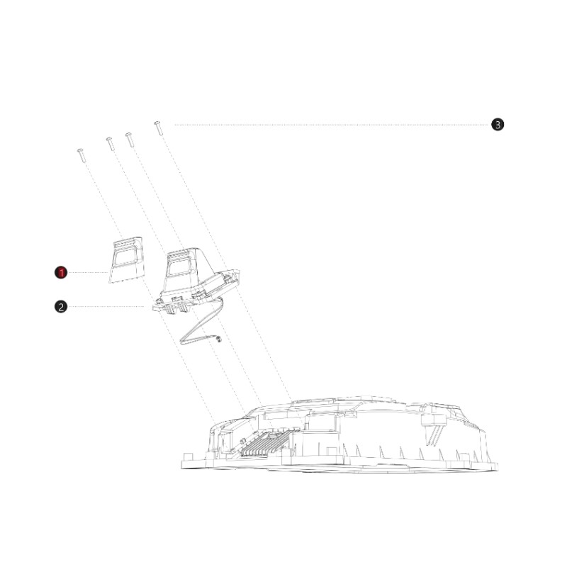 ORIGINAL BLUEBIRD robot cortacésped visionfence sensor tapa I108E AB12.02.00.0114