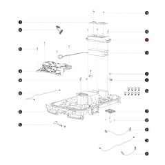 Batterieabdeckung I108E ORIGINAL BLUEBIRD Roboter-Rasenmäher AB12.02.00.0169 | Newgardenstore.eu