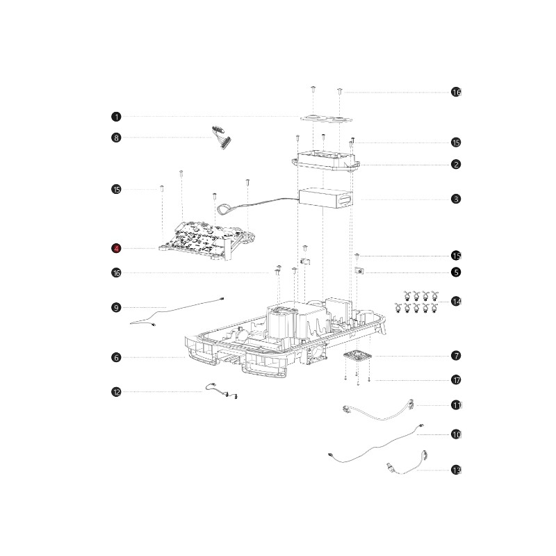 Carte de contrôle de traction i108E ORIGINAL BLUEBIRD robot NAVIMOW AB12.02.00.0117