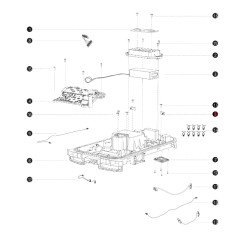 Capteurs de levage du corps de coupe BLUE BIRD robot i108E AB12.02.00.0118