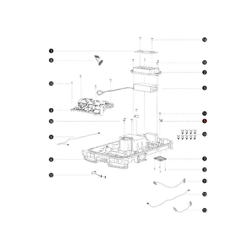 Aufzug Sensor Schneidekörper BLUE BIRD Roboter i108E AB12.02.00.0118