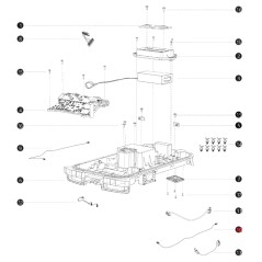 Câble du capteur de levage droit I108E BLUEBIRD tondeuse robot AB12.02.00.0162