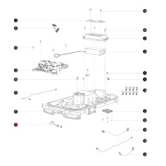 Cavo contatto di ricarica I108E ORIGINALE BLUEBIRD robot rasaerba AB12.02.00.0158