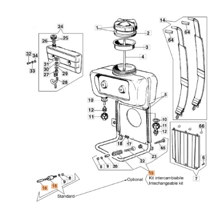 Antivibrante atomizzatore modelli AM150 AM180 ORIGINALE EMAK 365200172 | Newgardenstore.eu