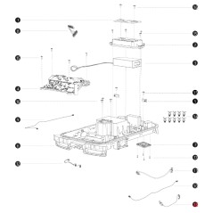 Cavo connessione modulo di taglio I108E BLUEBIRD robot rasaerba AB12.02.00.0159