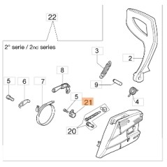 Chainsaw Cover Models 937 941C GS37 GS371 ORIGINAL EMAK 50170044R | Newgardenstore.eu