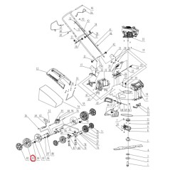 Hinterrad-Rasenmähermodelle PG21SQN PROGREEN 055674 | Newgardenstore.eu