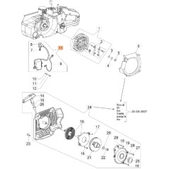 Bobina avviamento troncatore modelli 983TTA ORIGINALE EMAK 52010320AR | Newgardenstore.eu