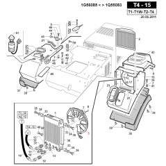 Elektrischer Gebläseölkühler für Rasentraktor GIANNI FERRARI 00.54.10.0052 | Newgardenstore.eu