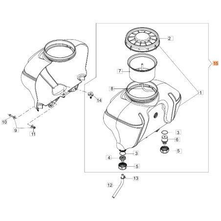 Vaporisateur à réservoir modèles MB90 MB900 ORIGINAL EMAK CFI0G40110 | Newgardenstore.eu