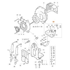 Tank atomizer blower models AM163 BV163 ORIGINAL EMAK 56520206R | Newgardenstore.eu