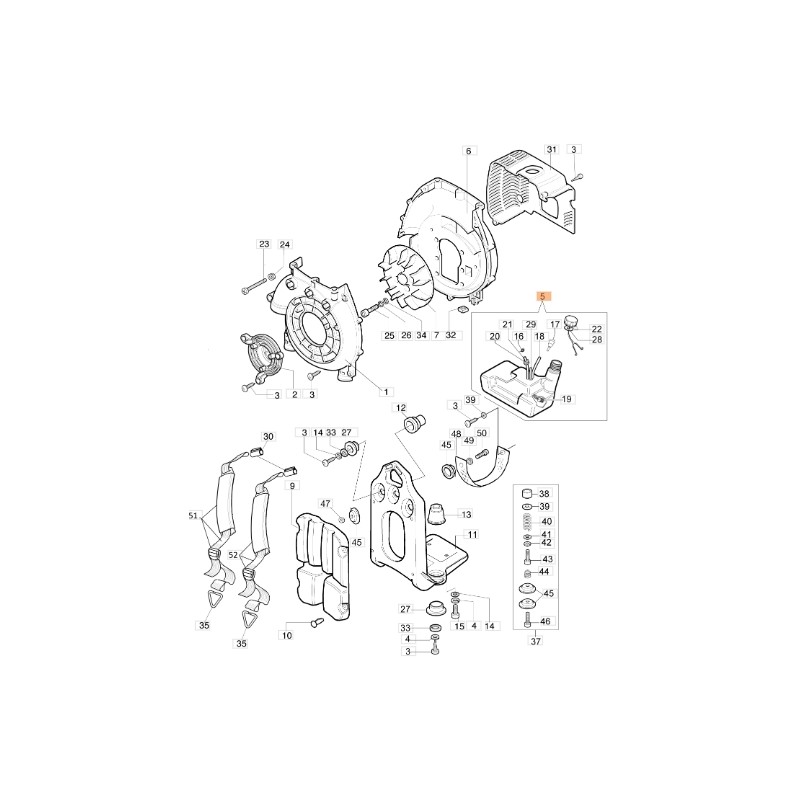 Pulvérisateur de réservoir modèles AM163 BV163 ORIGINAL EMAK 565206R