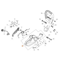 Depósito ORIGINAL EMAK 50230279R para motosierra modelo GS451