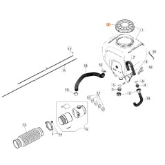 Bouchon de réservoir atomiseur MB90 MB900 ORIGINAL EMAK CFI2107701 | Newgardenstore.eu