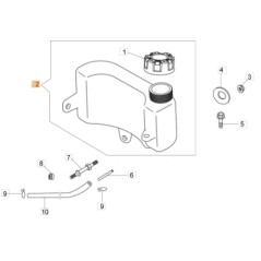 Depósito cortacésped modelos G44PK G44TK ORIGINAL EMAK L66150436